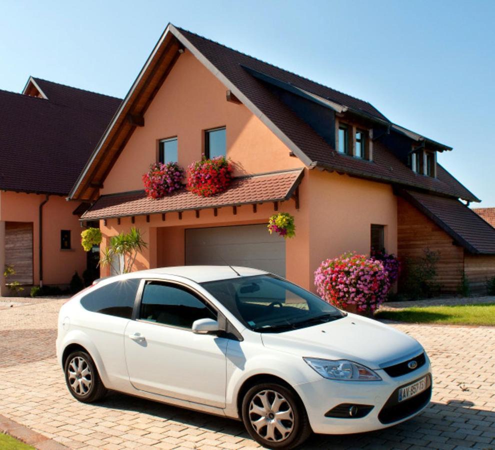 Maison Accueillante A Ebersheim Avec Vue Sur Les Montagnes Eksteriør billede